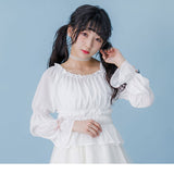 【メール便】パフギャザードールブラウス
