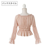 【メール便】パフギャザードールブラウス