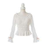 【メール便】パフギャザードールブラウス