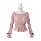 【メール便】パフギャザードールブラウス