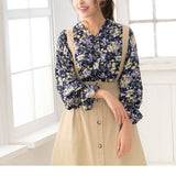 テーラードバルーンスリーブシャツブラウス