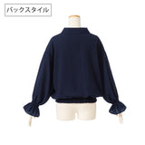 テーラードバルーンスリーブシャツブラウス