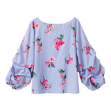 【メール便】ボリュームタックスリーブブラウス