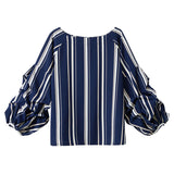 【メール便】ボリュームタックスリーブブラウス