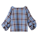 【メール便】ボリュームタックスリーブブラウス