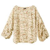 【メール便】ボリュームタックスリーブブラウス