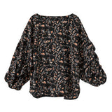 【メール便】ボリュームタックスリーブブラウス