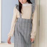 【メール便】前後2wayスカラップフェミニンカーディガン