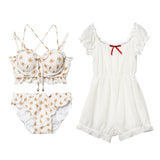 ロンパース&レースアップビキニ