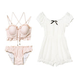 ロンパース&レースアップビキニ