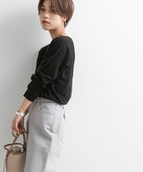 【メール便】選べるネックカシミアタッチニットトップス