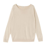 【メール便】選べるネックカシミアタッチニットトップス