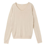 【メール便】選べるネックカシミアタッチニットトップス