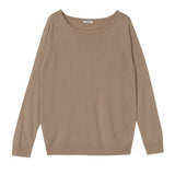 【メール便】選べるネックカシミアタッチニットトップス