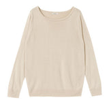 【メール便】選べるネックカシミアタッチニットトップス