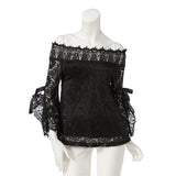 オフショルレースブラウス【M~LL】