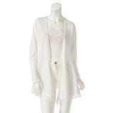 【メール便】裾レーストッパーカーディガン