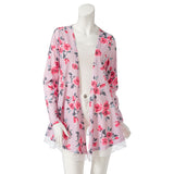 【メール便】裾レーストッパーカーディガン