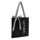 コンビネーションチェックリボントートバッグ