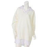 シャツレイヤードダーリンニットワンピース【S~L】