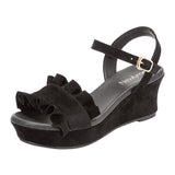 やみつきシリーズ フリルサンダル