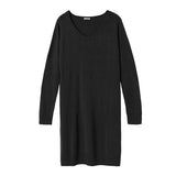 カシミアタッチニットワンピース