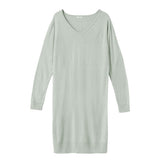 カシミアタッチニットワンピース