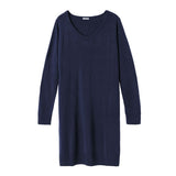 カシミアタッチニットワンピース