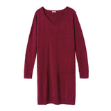 カシミアタッチニットワンピース