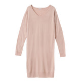 カシミアタッチニットワンピース