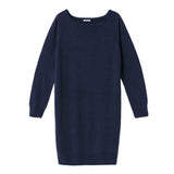 カシミアタッチニットワンピース