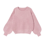 バルーンスリーブニットトップス