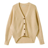 コクーンVネックカーディガン【ニット】