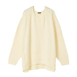 オーバーサイズニットトップス