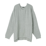 オーバーサイズニットトップス