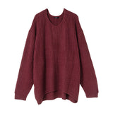 オーバーサイズニットトップス