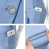 バックレースアップハイウエストオールインワンスキニーパンツ