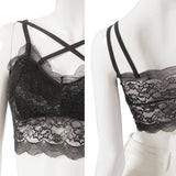 パット入りレースキャミ