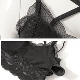 パット入りレースキャミ