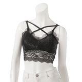 パット入りレースキャミ