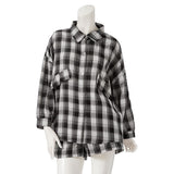 チェック柄2点セットアップ