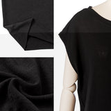 【メール便】フレンチスリーブニットソートップス