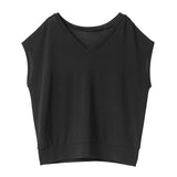 【メール便】フレンチスリーブニットソートップス