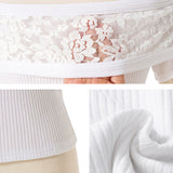 【メール便】レース挟みクロスデザインオフショル半袖カットソー