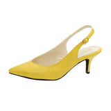 スリングバックポインテッドトゥーパンプス