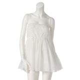 バラレースベアシフォンブラウス