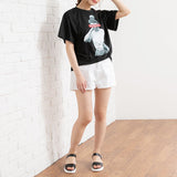 ビッグシルエットプリントゆるTシャツ