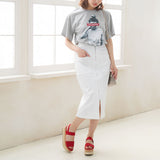 ビッグシルエットプリントゆるTシャツ