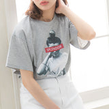 ビッグシルエットプリントゆるTシャツ