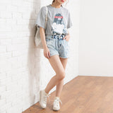 ビッグシルエットプリントゆるTシャツ